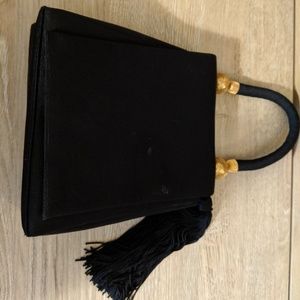 Vintage Black and Gold purse